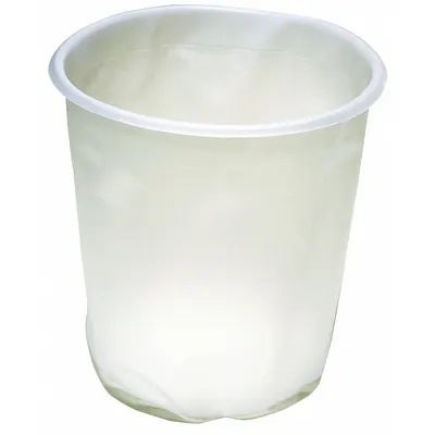 OEM APPROVED VENDOR Pail Liner, 9 in H, Natural HDPE, FDA Approved, 2-PL-250 - Bucket Liners