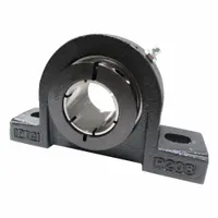 This pillow block ball bearing unit features a cast iron housing with a concentric collar locking mechanism for secure shaft retention. Designed for general-purpose industrial applications, it supports rotating shafts in conveyors, fans, and material handling equipment under moderate loads. The inch-system unit has a 1 7/16 in bore and accepts a 1/2 in mounting bolt