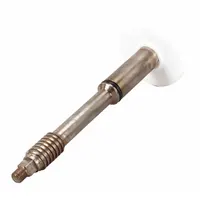 Replacement valve stem for steam kettles. Controls steam or water flow within the valve assembly. Used during maintenance and repair of commercial kitchen equipment
