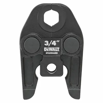 DEWALT Press Jaws: 3/4 in Pipe, Copper/Stainless Steel, For Professional-Grade Press - Jaws & Rings for Standard & Extended Press Tools