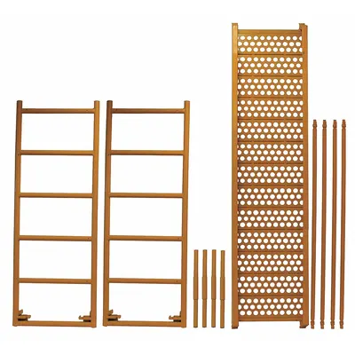 TELE-TOWER Height Extension Kit, Steel, Yellow, 4 Braces, for Tele-tower Series - Height Extension Kits