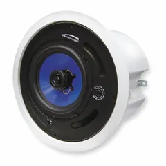 The SPECO TECHNOLOGIES SP5MAT is a powered, 2-way ceiling-mount speaker with 8 ohm impedance and a 6-inch overall height. Designed for indoor use, it is suitable for applications such as paging and background music in commercial environments.
