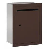 Letter Box: 1 Doors, 19 in H x 15 in W x 6 3/4 in D, Recessed Mounting, Powder Coated (MPN 2245ZU)