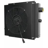 AKG Forced Air Oil Cooler: 36 hp Heat Removed, 80 gpm Max. Flow, 250 psi Max. Pressure, 12V DC (MPN DCSB30-12-BP25-3)