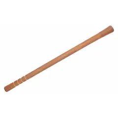 This replacement handle is made of wood and measures 30 inches in overall length, 2 inches in overall height, and 2 inches in overall width. It is designed for use with bead breakers in tire service applications.