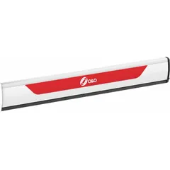 Aluminum barrier arm in white finish for use with Maxima Ultra 36 barrier gate opener. Includes rubber upper optical diffuser. Controls vehicle access in parking lots, toll booths, and industrial sites.