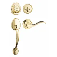 MASTER LOCK Door Lockset: Office Lever Locksets, Brass (MPN HDLWLRH0603KA4S)