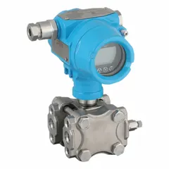Digital differential pressure transmitter with a range of -160 to 160 inwc. Features 4-20mA output, aluminum and 316 stainless steel construction, NPT connections, IP66/NEMA 4X rating. Intrinsically safe design (Class I, Div 1, Groups A-D) for hazardous environments. Maximum working pressure 3,626 psi, burst pressure 5,801 psi.