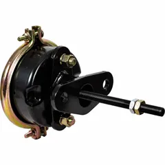 Steel pintle mount for heavy-duty towing applications, coupling a trailer to a tow vehicle. Rated for 90,000 lb gross trailer weight capacity and 6,000 lb gross vehicle weight capacity. Suitable for industrial equipment transport and other demanding towing tasks.