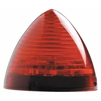 MAXXIMA Clearance Marker Light: Clearance Light, LED, Triangle, Surface Mount, Red, Grommet, IP67 (MPN M09105R)