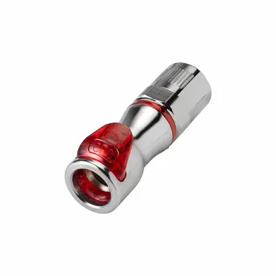 CPC Chrome-Plated Brass Quick-Disconnect Tube Fitting - Chrome-Plated Brass Quick-Disconnect Tube Fittings