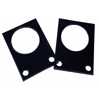 PINNACLE Scale Floor Anchor Plate: 6 in Overall Lg, 6 in Overall Wd, 1/4 in Overall Ht - Material Handling