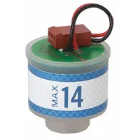 Medical oxygen sensor with response time under 12 seconds and operating life exceeding 1,000,000% oxygen hours. Compatible with manufacturer model number 10-103-13. Used in ventilators and anesthesia machines for accurate oxygen measurement