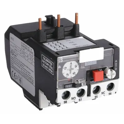 Dayton Overload Relay: Thermal Protection, 3 Poles, 1NO/1NC, Phase Loss Sensitivity - IEC Thermal Overload Relays