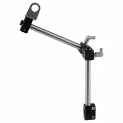 Sensor mounting kit with two 200 mm stainless steel tubes, both with scale, and M12 bracket hole size. Includes tube caps. Used for adjustable positioning of sensors in industrial automation and machine guarding applications.