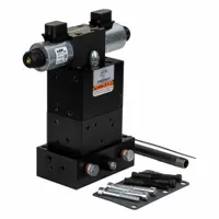 ENERPAC Control Valve: 4.5 gpm Max Flow Rate, Three Positions, Four-Way Ways, 24V DC, Tandem Center (MPN VE43)