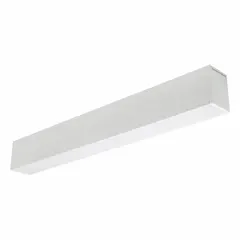 This 2 ft architectural LED suspended light delivers 1,800 lm at a color temperature of 4000K. It operates on 120/277V AC, consumes 18 W, and is dimmable. The fixture has a width of 12 1/4 in and is suitable for general ambient lighting in suspended ceiling applications.