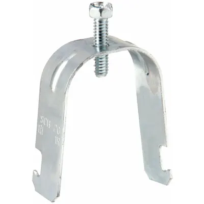 NVENT CADDY SCH20 Strut Clamp, Steel, Electroplated, 1-1/4 in Conduit Trade Size - Conduit Clamps