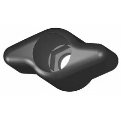This plastic T-handle knob features a snap-lock design for manual adjustment and locking. With a #10-24 thread and 11 mm thread length, it is suited for hand-tightening applications on industrial equipment, jigs, and fixtures.