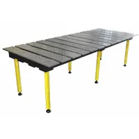 BUILDPRO Welding Table: 30.5 in Ht, 38 in Dp, 78 in Wd, 4,400 lb Wt Capacity, Plain (MPN TMB57838)