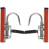 WERNER Ladder Cable Hook and V-Rung Kit: For Extension Ladders, 3 in Projection, 10 in Overall Lg (MPN 92-88)