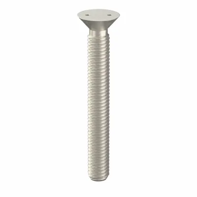 TAMPER-PRUF-SCREW Tamper Resistant Screw: #10-32 Thread Size, 1 1/2 in Lg, Stainless Steel - Flat Head Tamper-Resistant Machine Screws