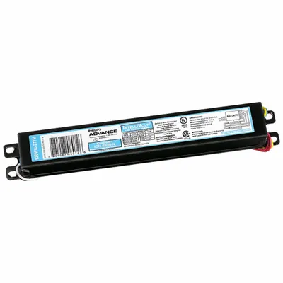 ADVANCE Electronic Ballast: 120 to 277V AC, 2 Lamps Supported, 54 W Bulb Watt - Programmed Rapid Start Electronic Fluorescent Ballasts