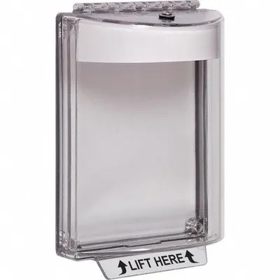 SAFETY TECHNOLOGY INTERNATIONAL STI-13010NW Polycarbonate Wall Fixture Guard - Covers for Alarms & Wall Fixtures