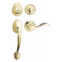 MASTER LOCK Door Lockset: Office Lever Locksets, Brass (MPN HDLWLLH0603KA4)