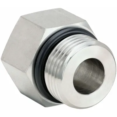 PARKER Metal Pipe Straight: Straight, 316 Stainless Steel, 1 1/4 in - Extreme Pressure Threaded Pipe Fittings