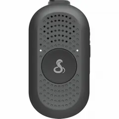 Analog FRS radio operating on 22 channels with 1 W transmit power. Features a 12-hour battery life, no display, and a black housing. No FCC license required. Suitable for short-range communication in business and personal settings.