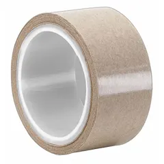 This 3M 465 series adhesive transfer tape features a permanent acrylic adhesive on a transparent carrier with a kraft paper liner. Supplied in an 8-pack of 1-inch-wide, 5-yard-long rolls with a 2-mil thickness, it is used for bonding applications such as mounting, splicing, and laminating of materials like plastics, foams, and metals.