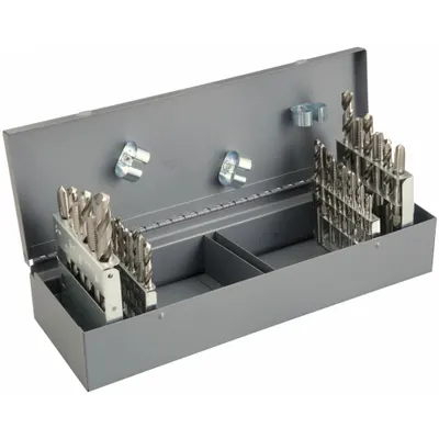 CHICAGO-LATROBE Drill Bit and Tap Set: 36 Pc (MPN 330086) - Drill Bit & Hand Tap Sets
