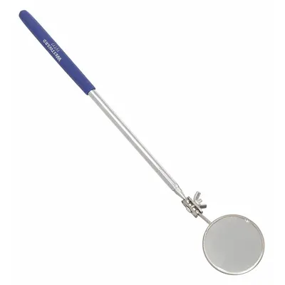WESTWARD Inspection Mirror: 2 1/4 in Dia Mirror Size, Mirr. Mat. Glass - Standard Inspection Mirrors