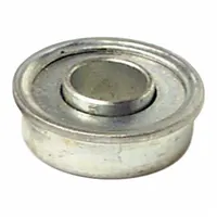 Metal stem wheel bearing for Invacare wheelchairs. Supports smooth wheel rotation in manual wheelchair caster or drive wheel assemblies. Replacement part for maintaining mobility equipment