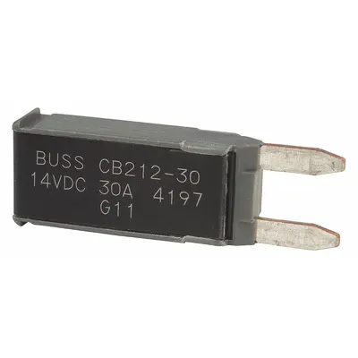 BUSSMANN CB212-30 Type II Footprint Automotive Circuit Breaker - Plug-In Mount Automotive Circuit Breakers