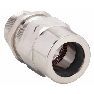 APPLETON ELECTRIC Liquid-Tight Conduit Fitting: Nickle Plated Brass, 2 in Trade Size, Non-Insulated - Straight Hazardous Location Liquid-Tight Conduit Fittings