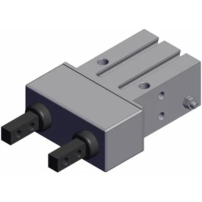 SMC Parallel Gripper: 11 mm Stroke Lg, 15 psi to 87 psi, 87 psi Max Op Pressure - Two-Finger Parallel Grippers