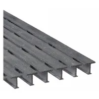 This pultruded fiberglass structural grating provides a flame-resistant, non-corrosive walking surface. With a 1.5-inch overall height and ISOFR resin system, it is suited for industrial environments requiring corrosion resistance and fire safety. Typical applications include walkways, platforms, and trench covers in chemical processing, water treatment, and marine facilities
