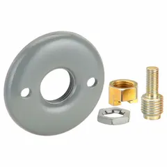 Adapter kit for mechanically connecting compatible actuators to VA-7150 series valves. Used in HVAC and building automation systems to ensure proper linkage and threaded adapter alignment for valve actuation.