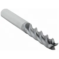 CLEVELAND Square End Mill: Carbide, TiAlN Coated, 4 Flute, 1/4" Mill Dia, 1-1/8" LOC, 3" OAL (MPN C80018)