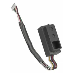 Plastic sensor lens designed as a replacement part for automatic flush valve assemblies. Restores infrared sensing functionality for touchless operation in commercial restroom toilets.