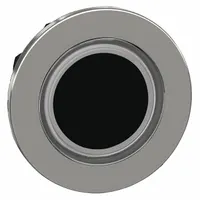 SCHNEIDER Flush Push Button: 30 mm Mounting Size, Metallic, Momentary (MPN ZB4FW913)