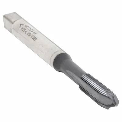 CLEVELAND Spiral Point Tap: M6x1 Metric, 6H, 3 Flute, Plug Chamfer, TiAlN Coated Cobalt (MPN C86138) - General Purpose Spiral-Point Taps