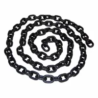 This heavy duty alloy chain is designed as a service jack accessory for lifting and securing loads during maintenance. It has an overall length of 84 inches and is compatible with ENERPAC models RJ1017, RJ2029, RJ22B, RJ24A, RJ84A, RJ85A, RJ86A, RJA1022, and RJA1538. Suitable for industrial and automotive repair applications
