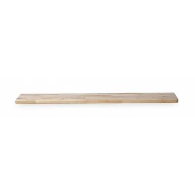 HALLOWELL MBT36 Laminated Maple Bench Top, 3 ft x 9 1/2 in, Natural Lacquer - Tops for Locker Room Benches