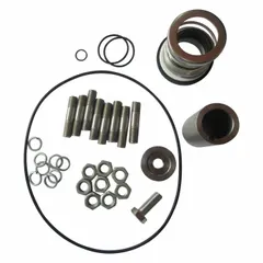 Seal kit and gasket set for straight centrifugal pumps. Includes an O-ring. Compatible with Dayton centrifugal pump model 55JJ50. Used to replace worn seals and gaskets in fluid-handling applications.