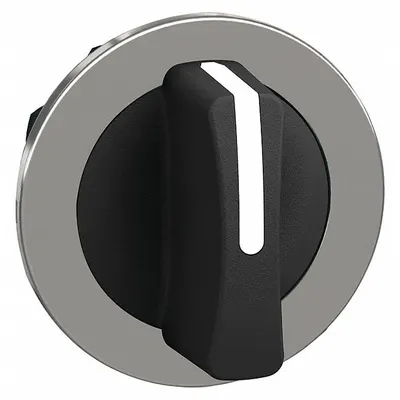SCHNEIDER Short-Handled Selector Switch: 30 mm Panel Mount Size, 3 Positions - Selector-Switch Operators
