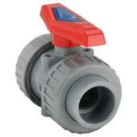 APPROVED VENDOR Manual Two-Way Ball Valve: 1 1/2 in, CPVC, Straight, Socket x FNPT, Two-Piece, Lever (MPN 4PGE6)