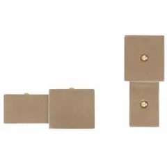 Non-sparking ratchet adapter with 1/2 in drive that accepts 1/4 in and 1/2 in drive sockets. Enables use of 1/4 in drive sockets on a 1/2 in ratchet or vice versa. Suitable for environments where spark-free operation is required.